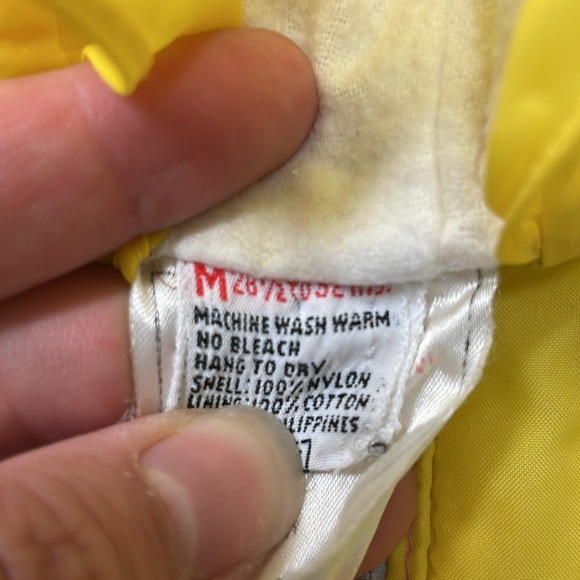 Sears Bright Yellow Hooded Jacket Vintage Giraffe Little Girls Baby Size 28-32m - Picture 6 of 8